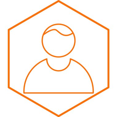 man simgesi vektör illüstrasyonu