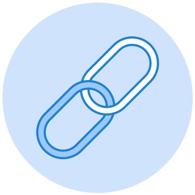 bağlantı simgesi vektör illüstrasyonu