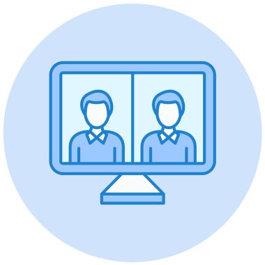 kullanıcı. Web simgesi basit illüstrasyon