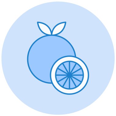 limon simgesi vektör illüstrasyonu