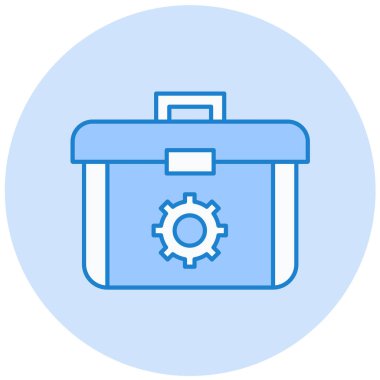 Araç Kutusu modern simge vektör çizimi