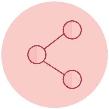 Paylaş. Web simgesi basit illüstrasyon