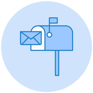 E- posta simgesi vektör illüstrasyonu