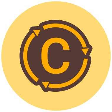 Logo. Web simgesi basit illüstrasyon