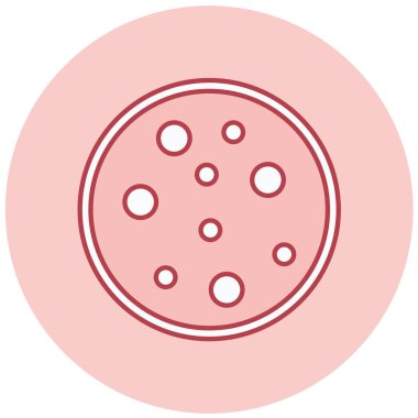 pizza. Web simgesi basit illüstrasyon