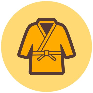 Ceket. Web simgesi basit illüstrasyon