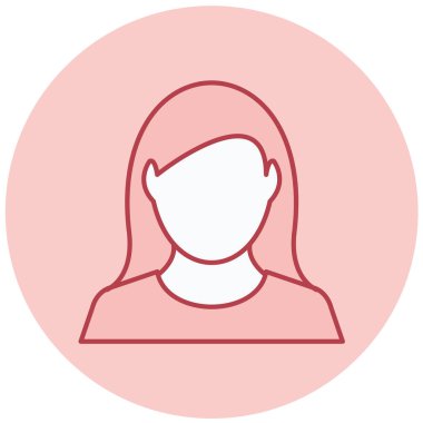 avatar. Web simgesi basit illüstrasyon