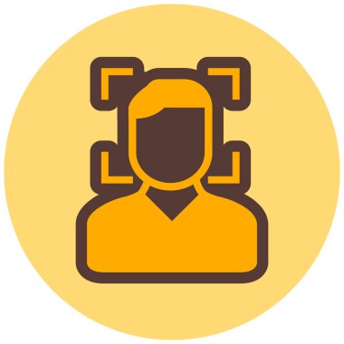 kullanıcı. Web simgesi basit illüstrasyon