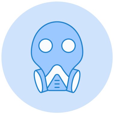 Yüz maskesi. Basit tasarım