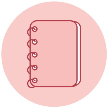 Kitap. Web simgesi basit illüstrasyon