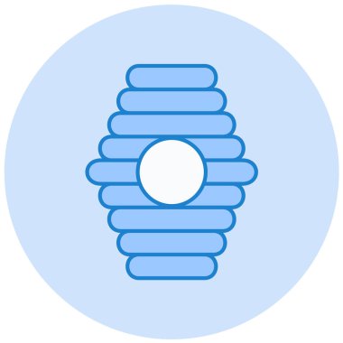 Bal yassı biçim simgesinin vektör illüstrasyonu