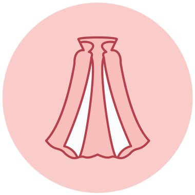 Kıyafet ikonu. Basit tasarım