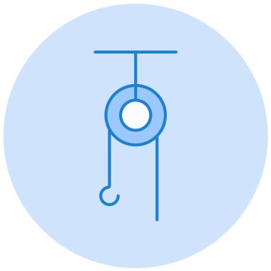 Bir bisiklet simgesinin vektör illüstrasyonu