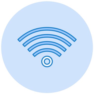 wifi simgesi vektör illüstrasyonu