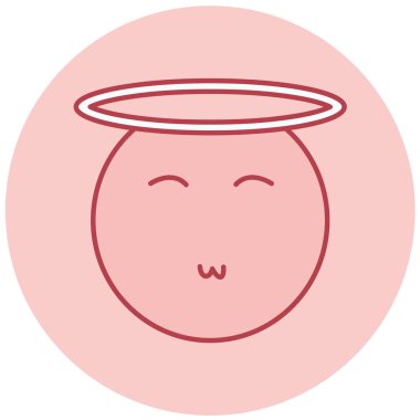 yüz simgesi, vektör illüstrasyonu