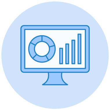 Çizelge. Web simgesi basit illüstrasyon