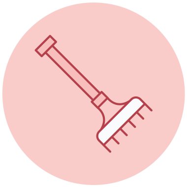 tırmık simgesi, basit tasarım vektör çizimi