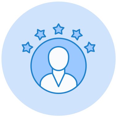 kullanıcı. Web simgesi basit illüstrasyon