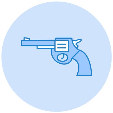 Silah. Web simgesi basit illüstrasyon