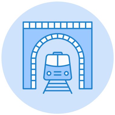 tren simgesi vektör illüstrasyonu