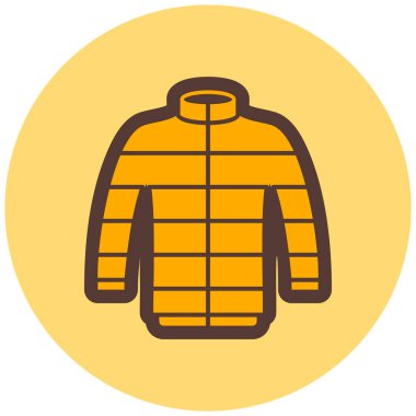 Ceket. Web simgesi basit illüstrasyon