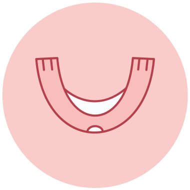 Kişisel ve ticari kullanım için hamak illüstrasyon simgesi.