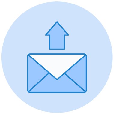 E- posta simgesi vektör illüstrasyonu