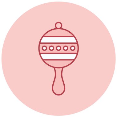 Çıngırak. Web simgesi basit tasarım