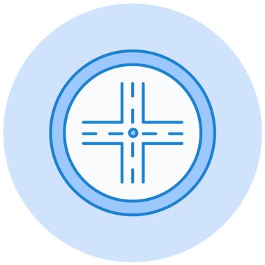 Hedef. Web simgesi basit illüstrasyon