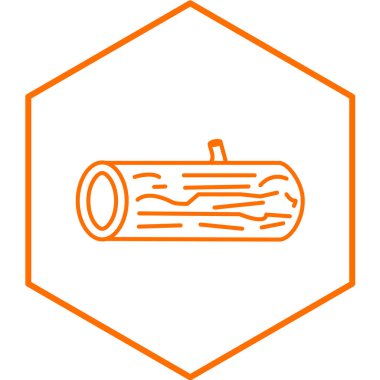 logaritma simgesi beyaz arkaplanda izole edildi. vektör illüstrasyonu