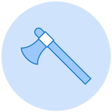 Axe vektör simgesi modern basit illüstrasyon