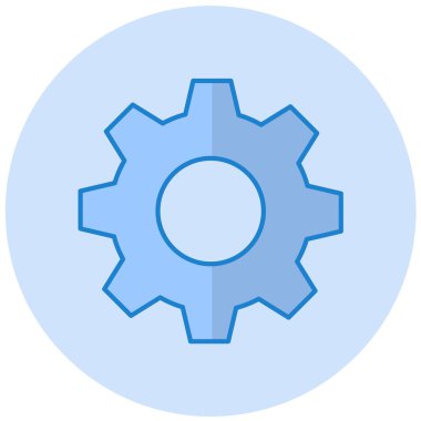 Ayarlar. Web simgesi basit illüstrasyon