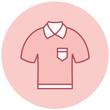 Tişört. Web simgesi basit illüstrasyon