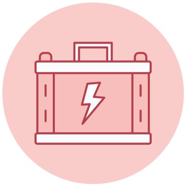 Pil. Web simgesi basit illüstrasyon