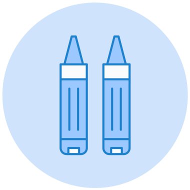 Kalem. Web simgesi basit illüstrasyon