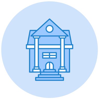 Banka binası. Web simgesi