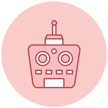 robot düz vektör simgesi