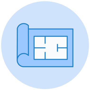 Şablon web simgesi basit illüstrasyon