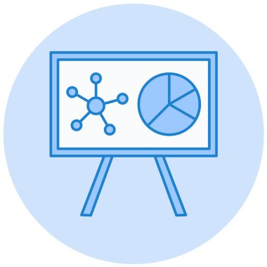 Sunum. Web simgesi basit tasarım