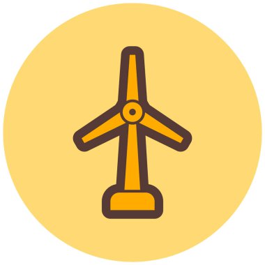 Enerji güç simgesinin vektör illüstrasyonu