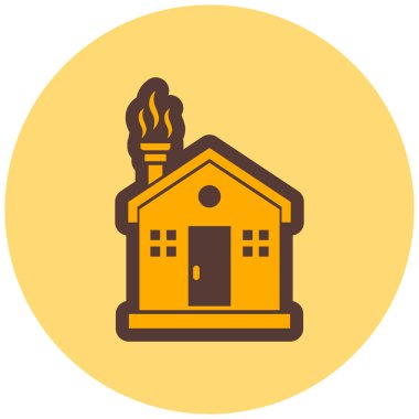 ev vektörü simgesi modern basit illüstrasyon