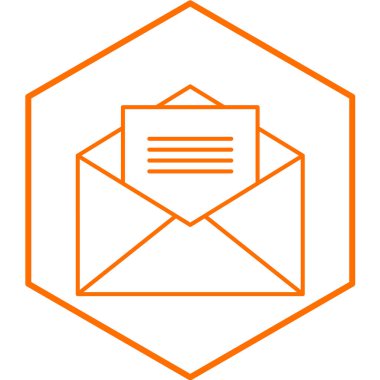 e- posta simgesi vektör illüstrasyonu