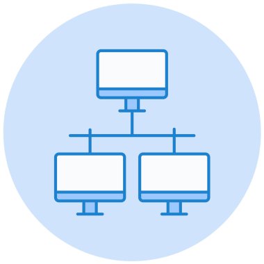 şebeke. Web simgesi basit illüstrasyon