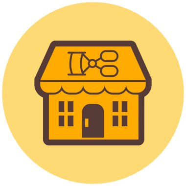 Dükkan. Web simgesi basit illüstrasyon