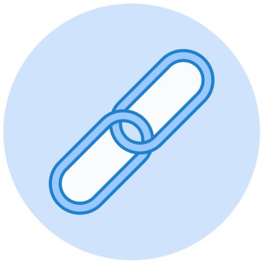 bağlantı simgesi vektör illüstrasyonu