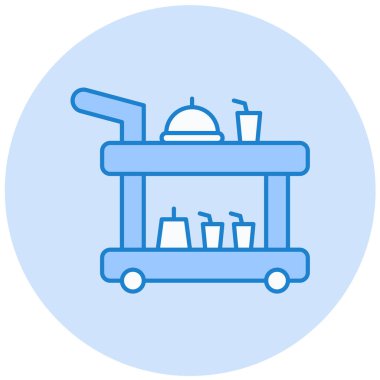 Havaalanı. Web simgesi basit illüstrasyon