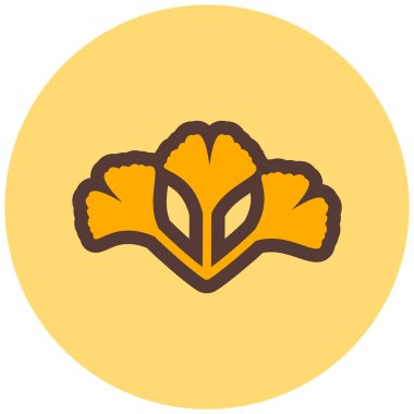 Bir ağaç simgesinin vektör illüstrasyonu