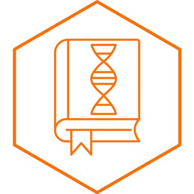 Biyoloji simgesi, vektör illüstrasyonu