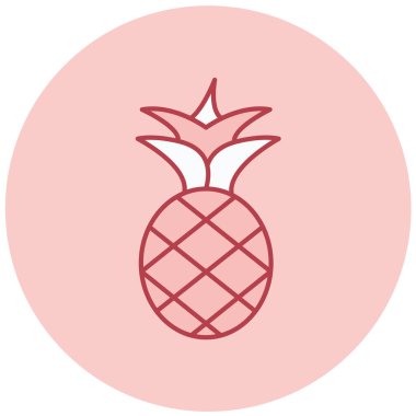 ananas vektör simgesi