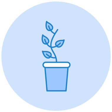 Bahçıvanlık modern ikon vektör illüstrasyonu